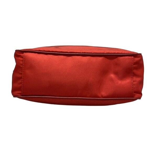 Auth PRADA - Rosso (Red) Nylon Leather Shoulder Bag - Picture 5 of 16